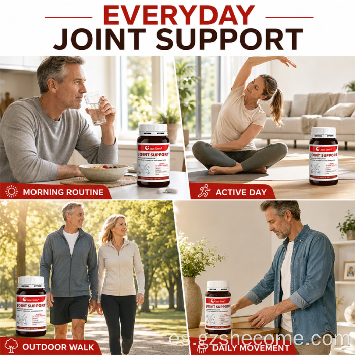 Shecome tabletas de soporte para articulaciones glucosamina condroitina